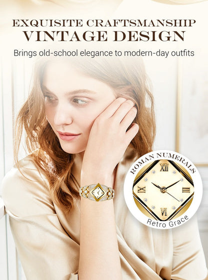 Suhana™ 💸 Royal Edition💸😍 Women’s Luxurious Limited Rhinestone TimePiece Quartz Watch🔥 ⭐