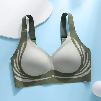 😍🔥Suhana™ London-Paris Premium Designer Edition Anti-Sagging Mega Lift Padded Wireless Bra🥰🔥 ( PACK OF 3 )
