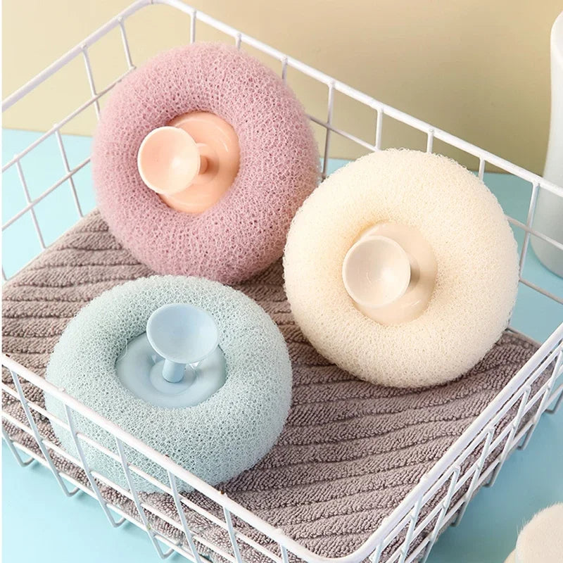 Soft Body Scrubber Bath Sponge (Pack of 3)